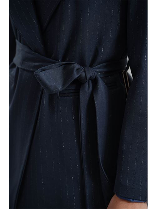 Giacca gessata federica erre | MYA 702BLU
